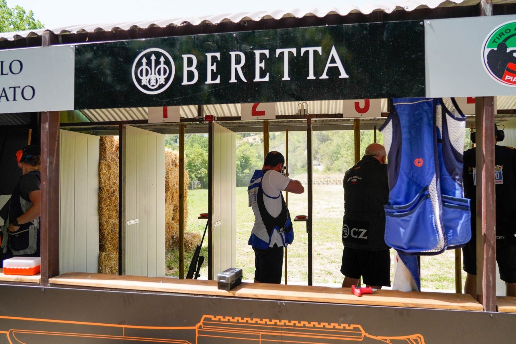 Postazione di tiro sponsorizzata Beretta
